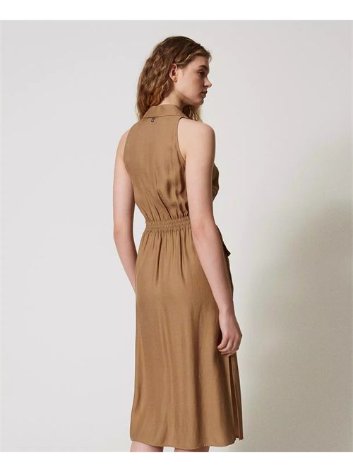 Abito lungo in envers satin TWINSET | TT2270/12438